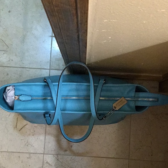 Coach leather tote bag - Picture 3 of 5